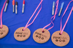 Pink Vail Cork Medallions of Awesomeness